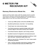 Ramsey Electronics FR6 User manual