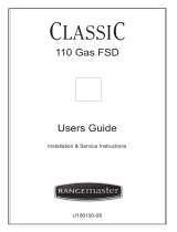 Rangemaster CLASSIC 110 GAS FSD User manual