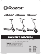 Razor E300 Series User manual