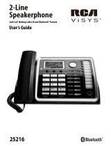 RCA VISYS 25216 User manual