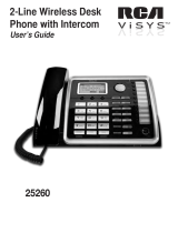 RCA 25260 ViSYS User manual