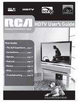 RCA HDLP50 User manual