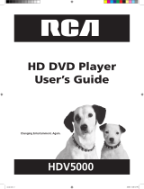 RCA HDV5000 User manual