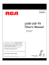 RCA LED22B45RQD User manual