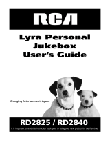 RCA Lyra RD2826 User manual