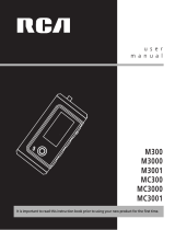 RCA MC3000 User manual