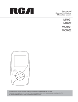 RCA M4001 User manual
