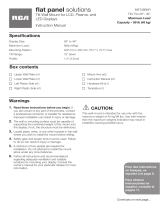 RCA MST46BKR User manual