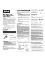 RCA RCR6473R User manual