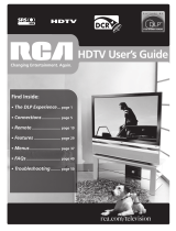 RCA Scenium M50WH187 User manual