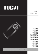 RCA TC1500 User manual