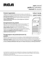 RCA VR4210GB User manual