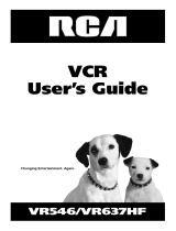 RCA VR637HF User manual