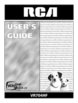 RCA VR704HF User manual