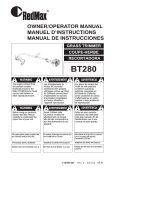 RedMax BT280 User manual