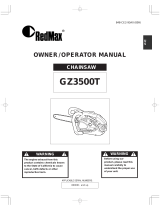 RedMax GZ3500T User manual