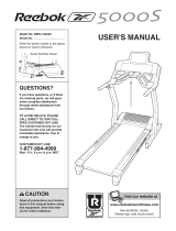 Reebok Treadmill ECTL81804.2 User manual