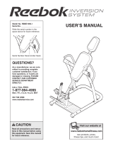 Reebok inversion table RBBE1996.1 User manual