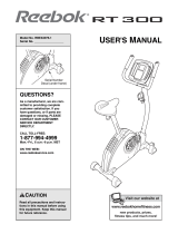 Reebok Fitness Rt 300 User manual