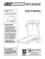 Reebok Fitness V1500 RBTL11830 User manual