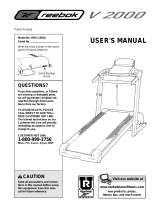 Reebok V 2000 User manual