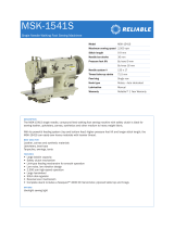Reliable MSK-1541S User manual