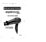 Remington SSD-250 User manual