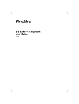 ResMed Sleep Apnea Machine 338425/1 User manual