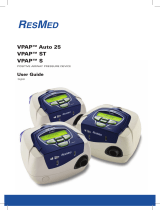 ResMed Sleep Apnea Machine VPAP Auto 25 VPAP ST VPAP S User manual