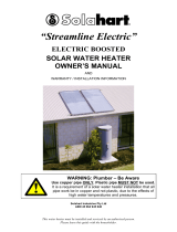 Rheem ELECTRIC BOOSTED SOLAR WATER HEATER User manual