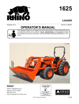 RHINO 1625 User manual