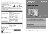 Ricoh G600 User manual