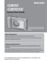 Ricoh G800 SE User manual