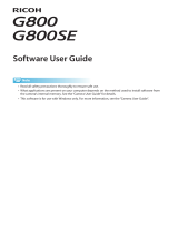 Ricoh G800 User guide