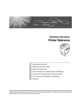 Ricoh Printer Reference User manual
