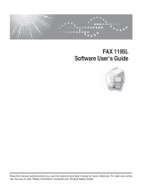 Ricoh FAX 1195L User manual