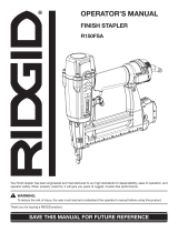 RIDGID R150FSA User manual