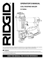RIDGID R175RNA User manual