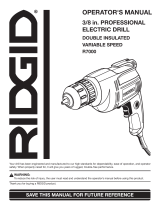RIDGID R7000 User manual