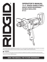 RIDGID R7121 User manual