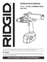 RIDGID R8411503 User manual