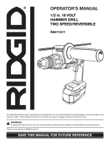RIDGID R8411511 User manual