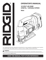 RIDGID R843 User manual
