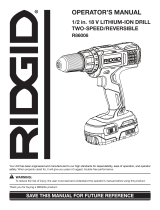 RIDGID R86006 User manual