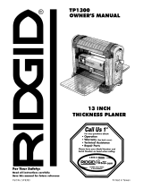 RIDGID TP1300 User manual