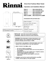 Rinnai R50LSI User manual