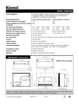 Rinnai RHFE-750ETRA-P User manual