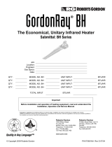 Roberts Gorden Gordonray BH Series User manual