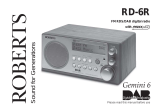Roberts RD-6R User manual
