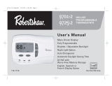 Robertshaw 9701i2 Owner's manual